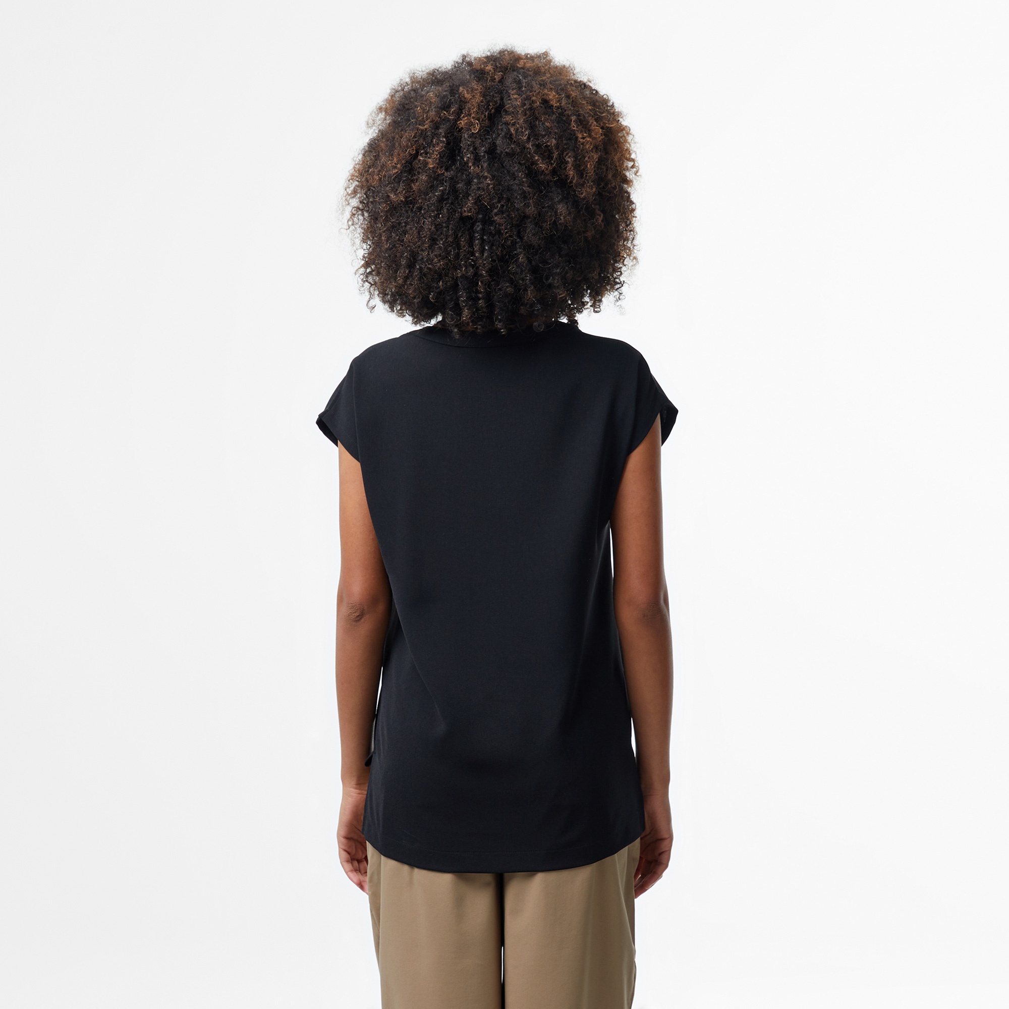 Nautica Kadın Siyah Relaxed Fit Gömlek