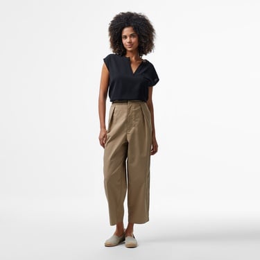  Nautica Kadın Kahverengi Regular Fit Pantolon