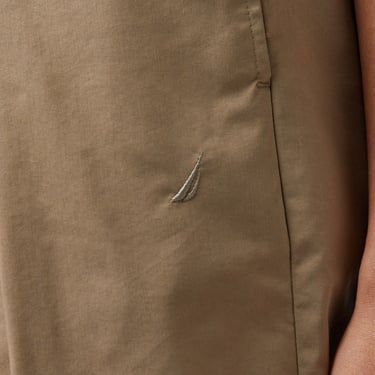  Nautica Kadın Kahverengi Regular Fit Pantolon