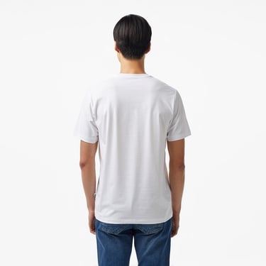  Nautica Erkek Beyaz Regular Fit Baskılı T-Shirt