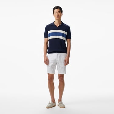  Nautica Erkek Lacivert Classic Fit Çizgili Triko