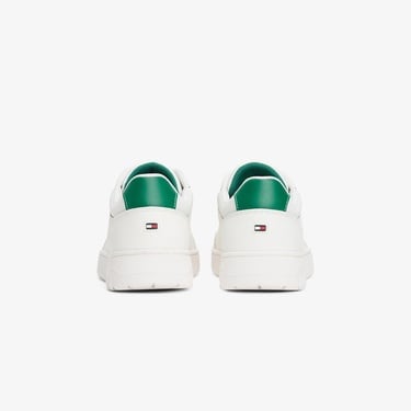  Tommy Hilfiger Low Top Mixture Erkek Beyaz Spor Ayakkabı