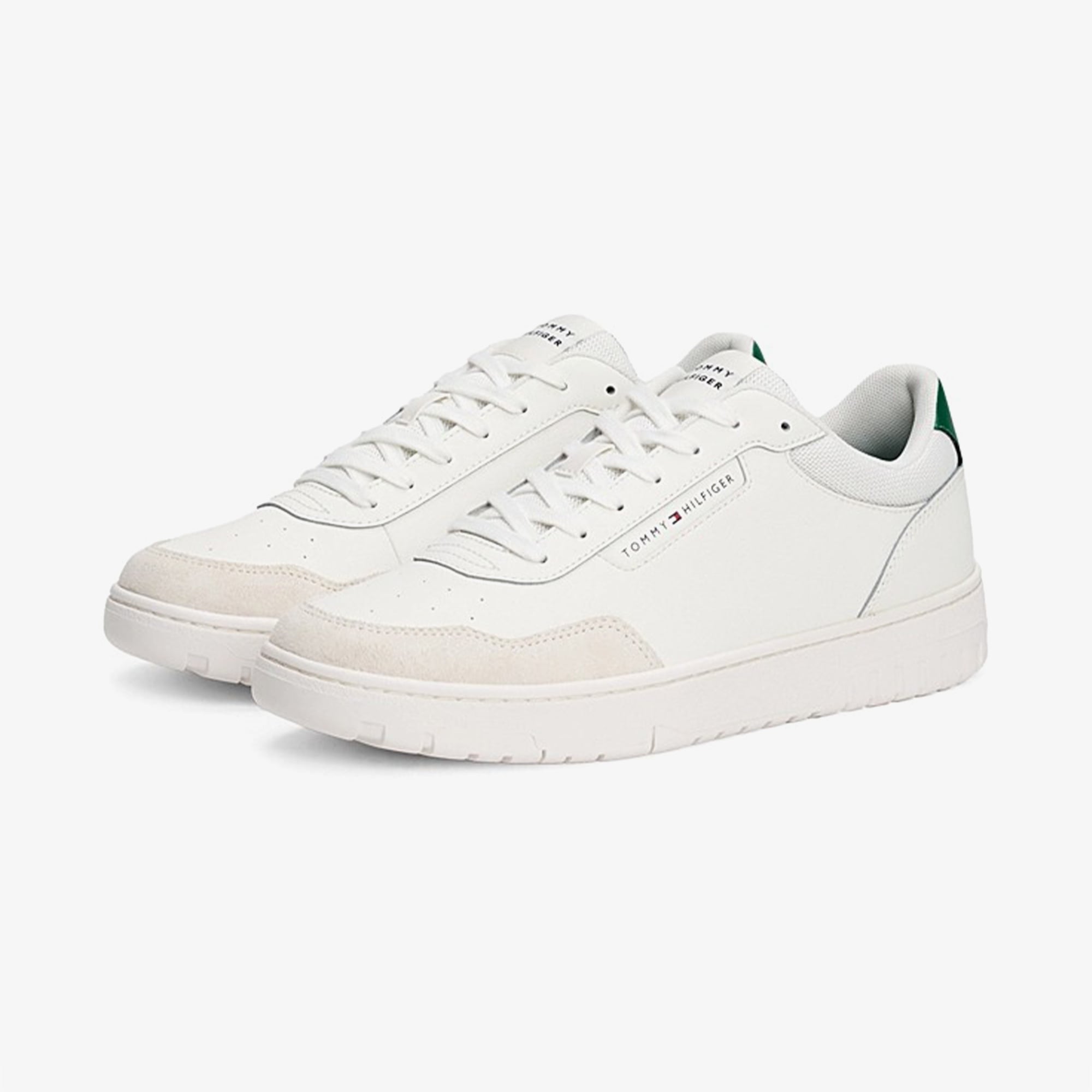 Tommy Hilfiger Low Top Mixture Erkek Beyaz Spor Ayakkabı