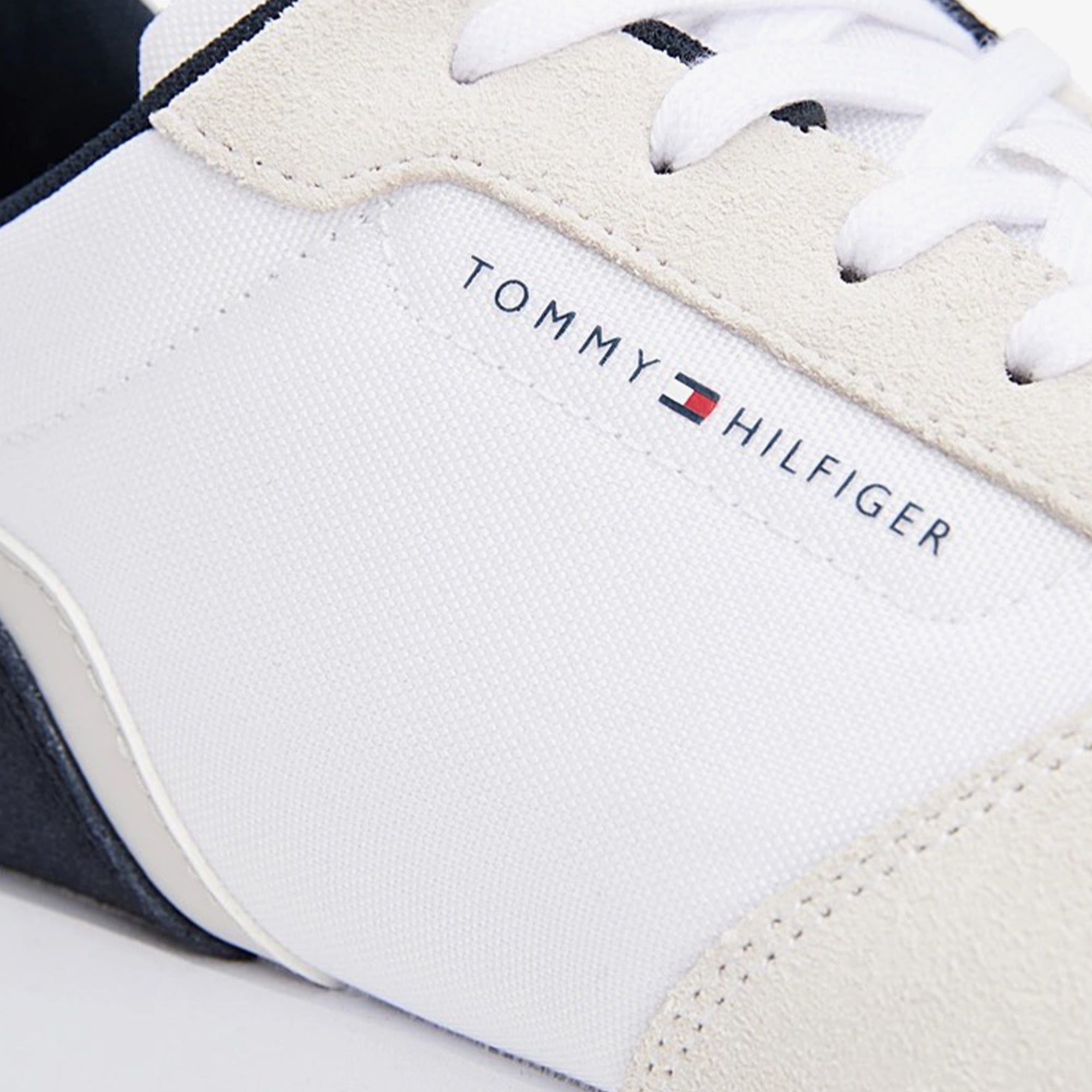  Tommy Hilfiger New Runner Eva Mix Erkek Beyaz Sneaker