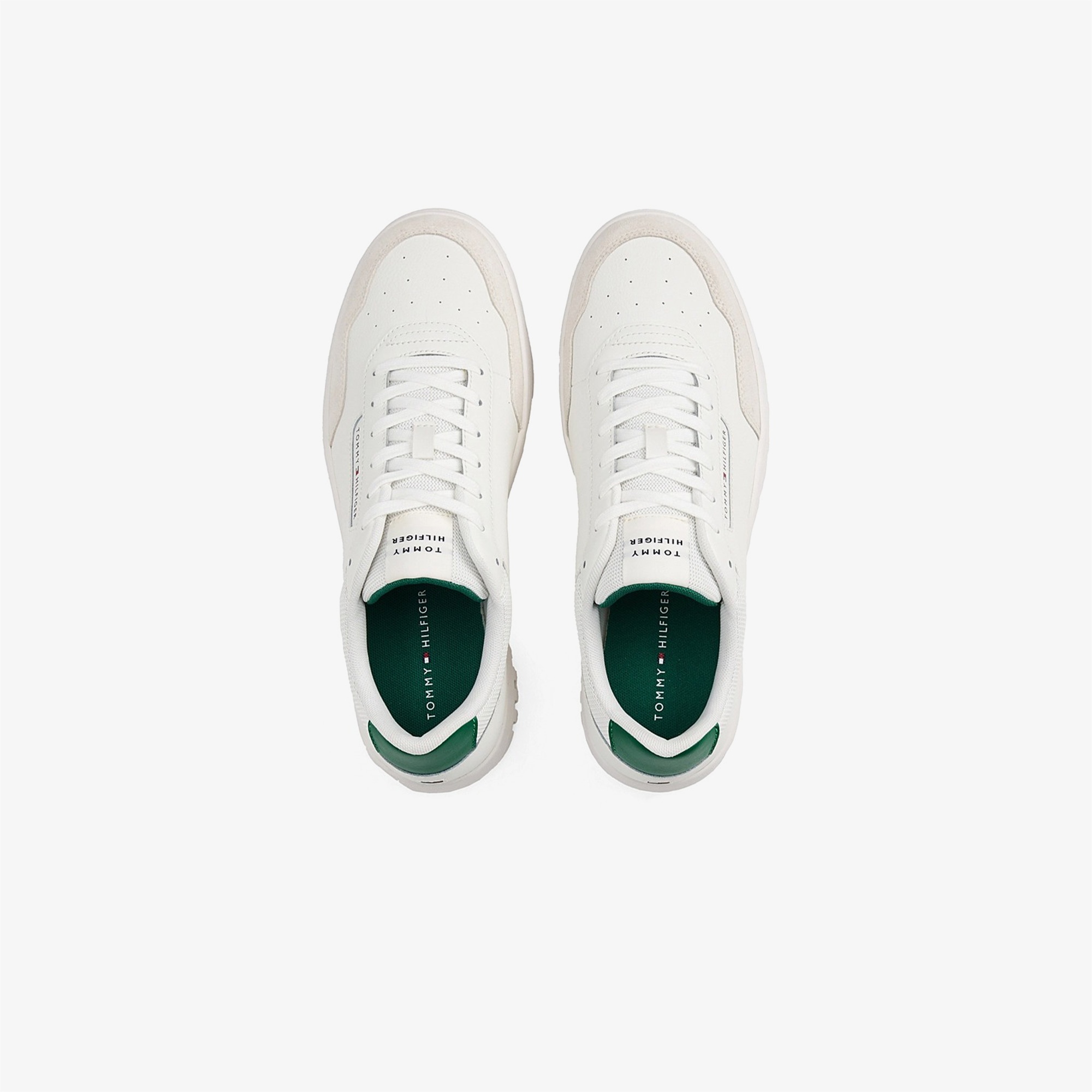 Tommy Hilfiger Low Top Mixture Erkek Beyaz Spor Ayakkabı