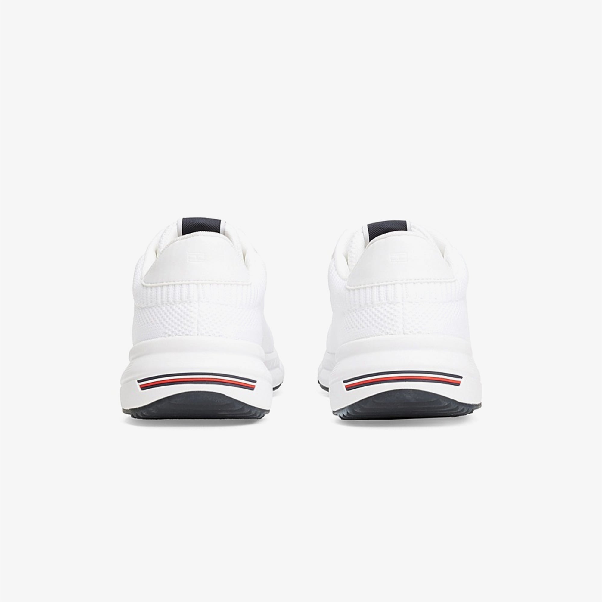 Tommy Hilfiger Lightweight Rwb Knit Erkek Beyaz Sneaker