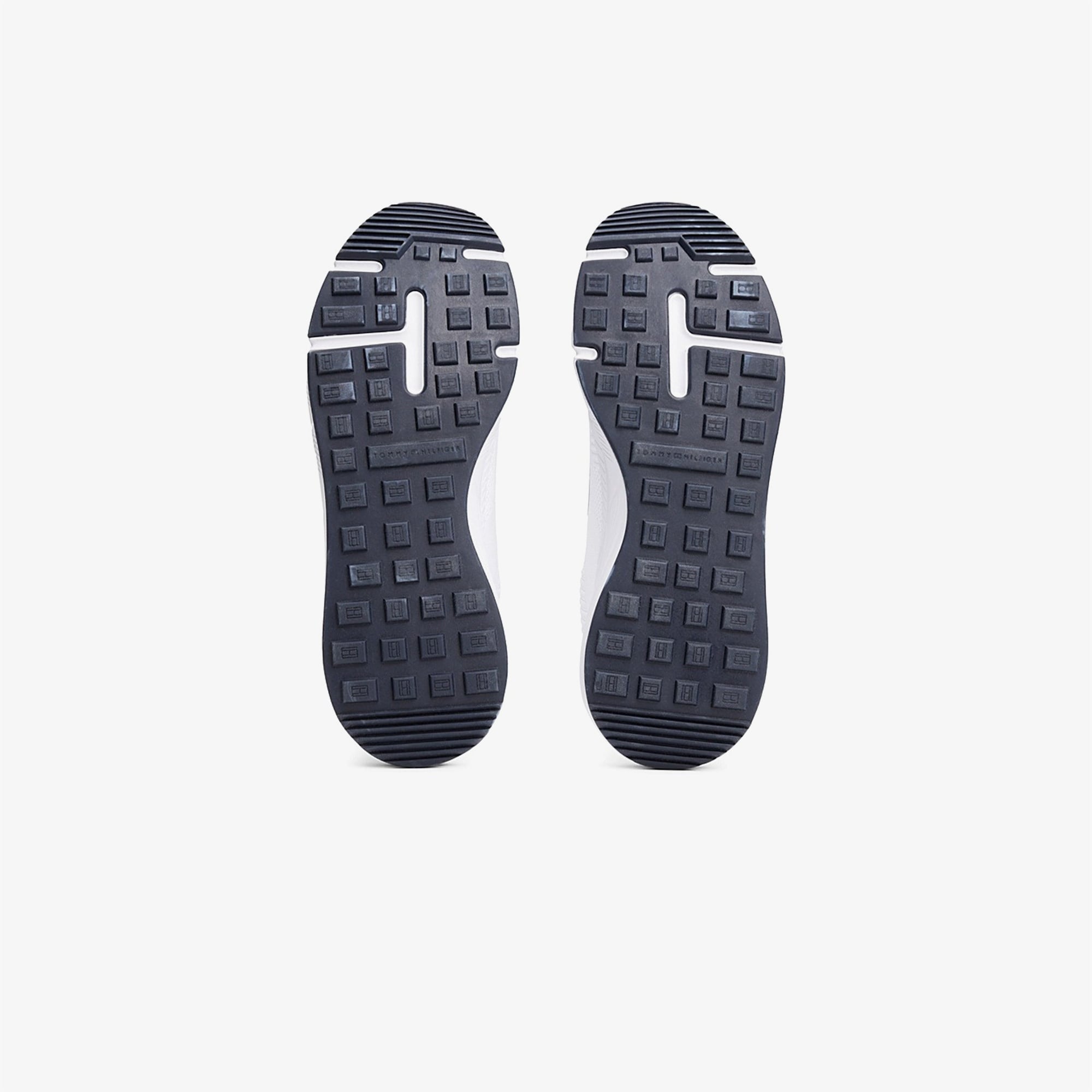 Tommy Hilfiger Lightweight Rwb Knit Erkek Beyaz Sneaker