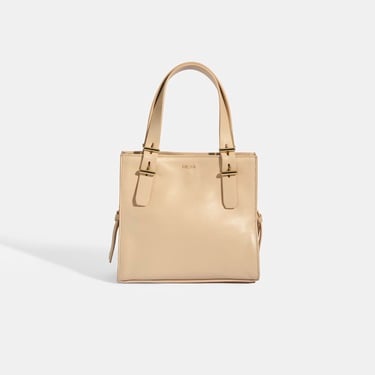  Kadın Bej Deri Omuz Çantası