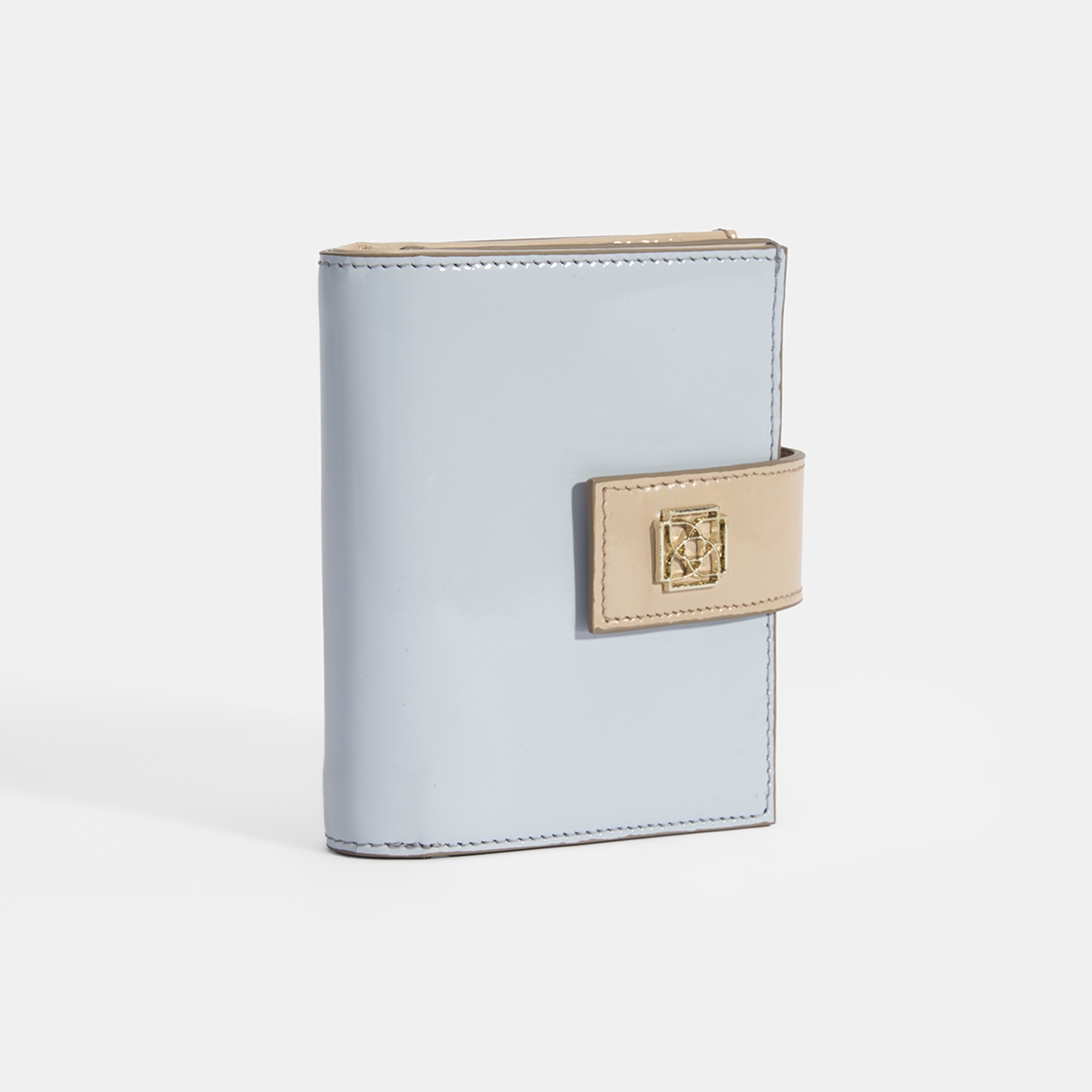 Kadın Mavi / Ten Deri Cüzdan