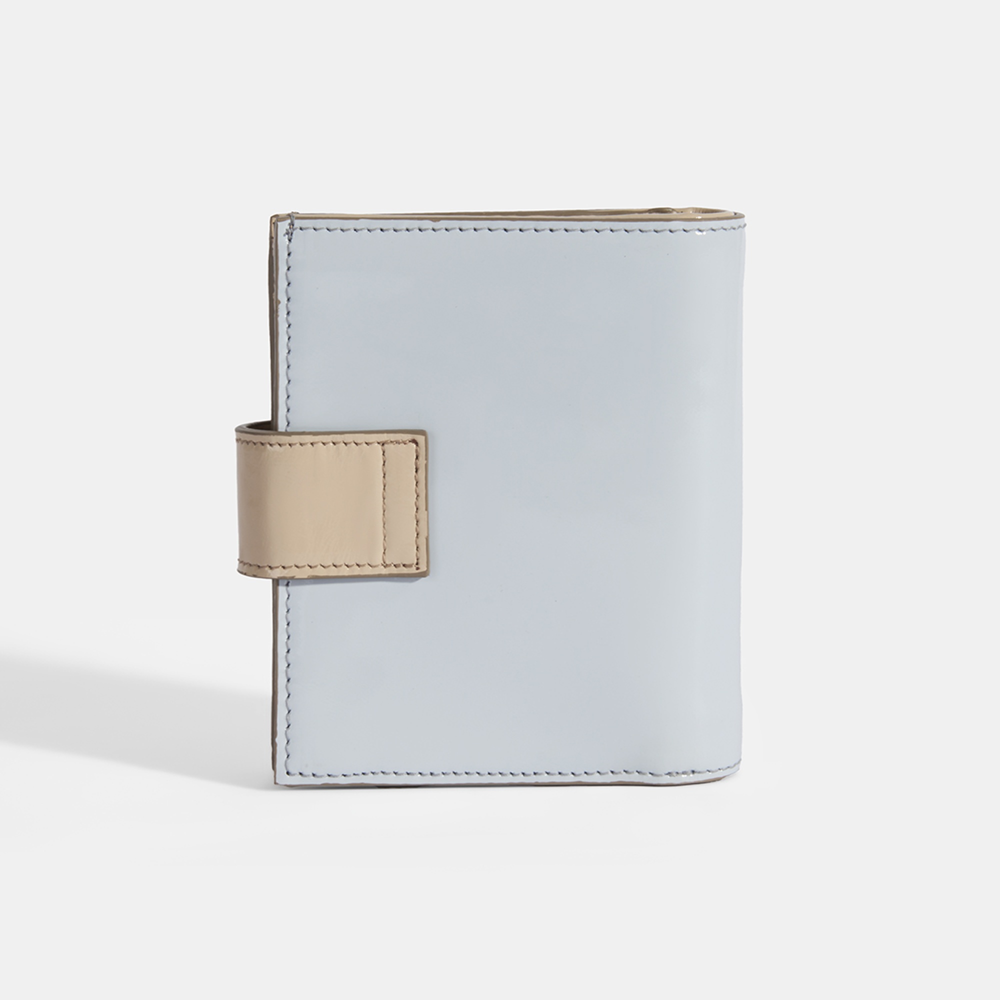 Kadın Mavi / Ten Deri Cüzdan