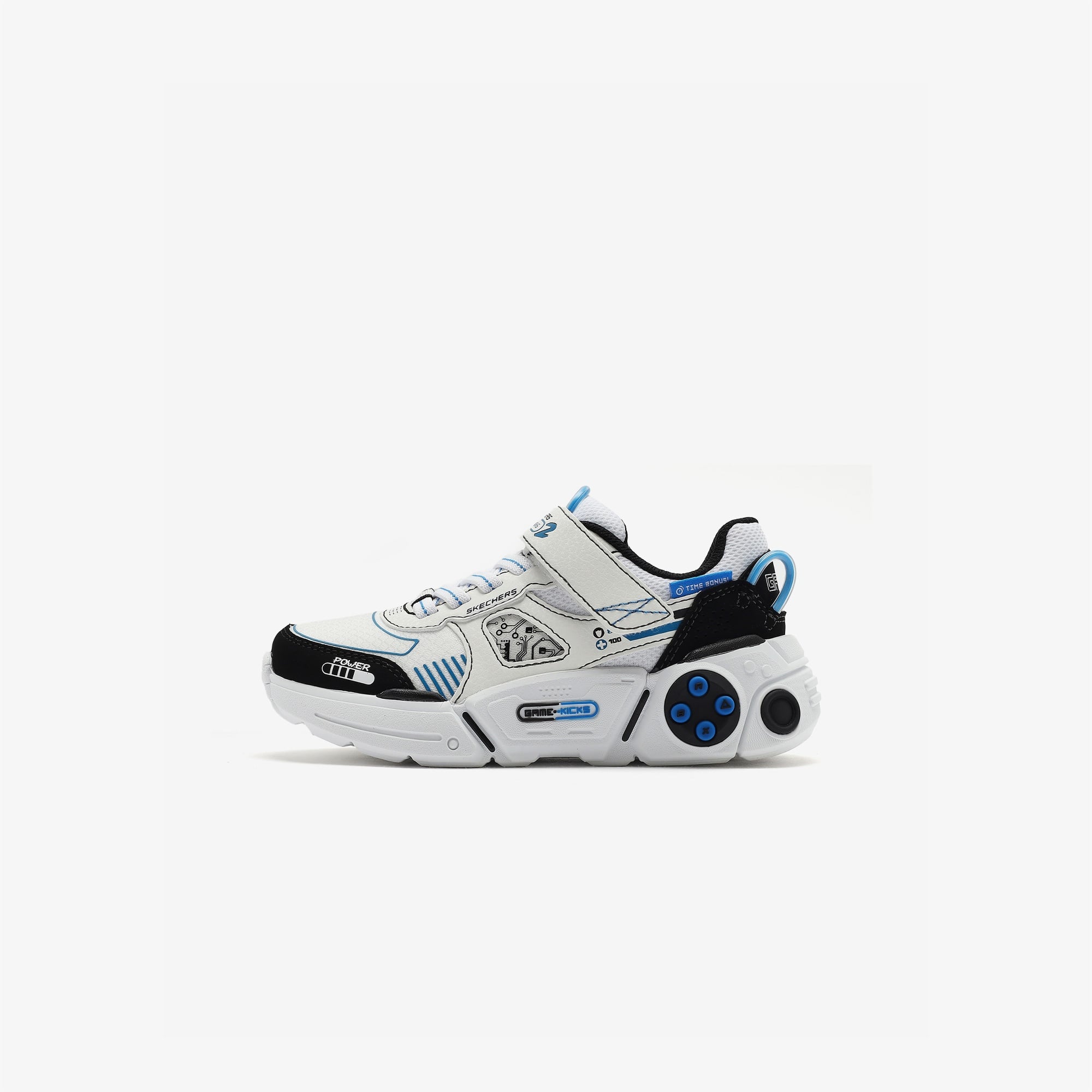 Skechers Game Kicks Gametronix 2.0 Çocuk Beyaz Spor Ayakkabı
