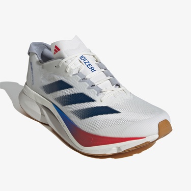  adidas Adizero Boston 12 Erkek Beyaz Koşu Ayakkabısı