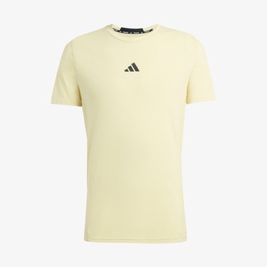  adidas Designed For Erkek Sarı Antrenman T-Shirt
