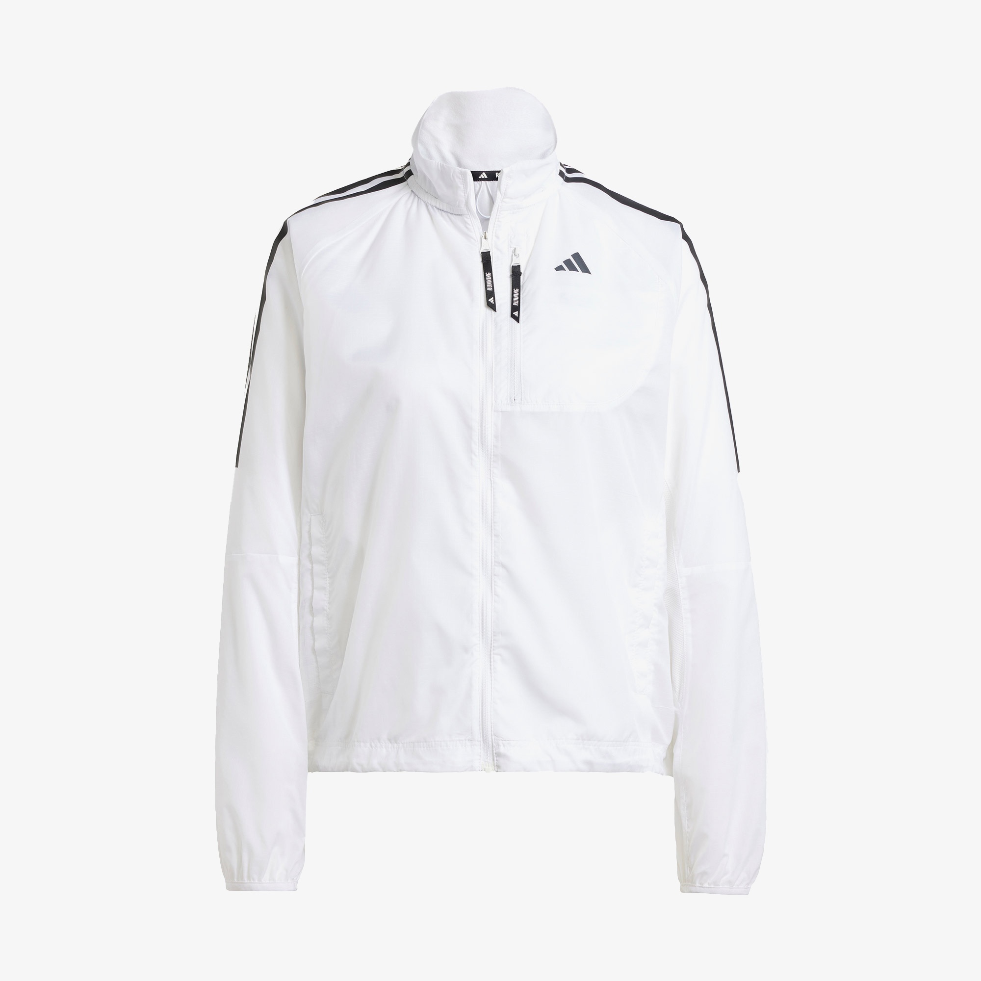 adidas Own The Run 3 Stripes Packable Kadın Beyaz Ceket