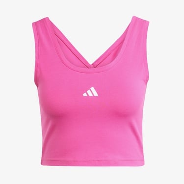  adidas Essentials Small Logo Cotton Lifestyle Kadın Pembe Atlet