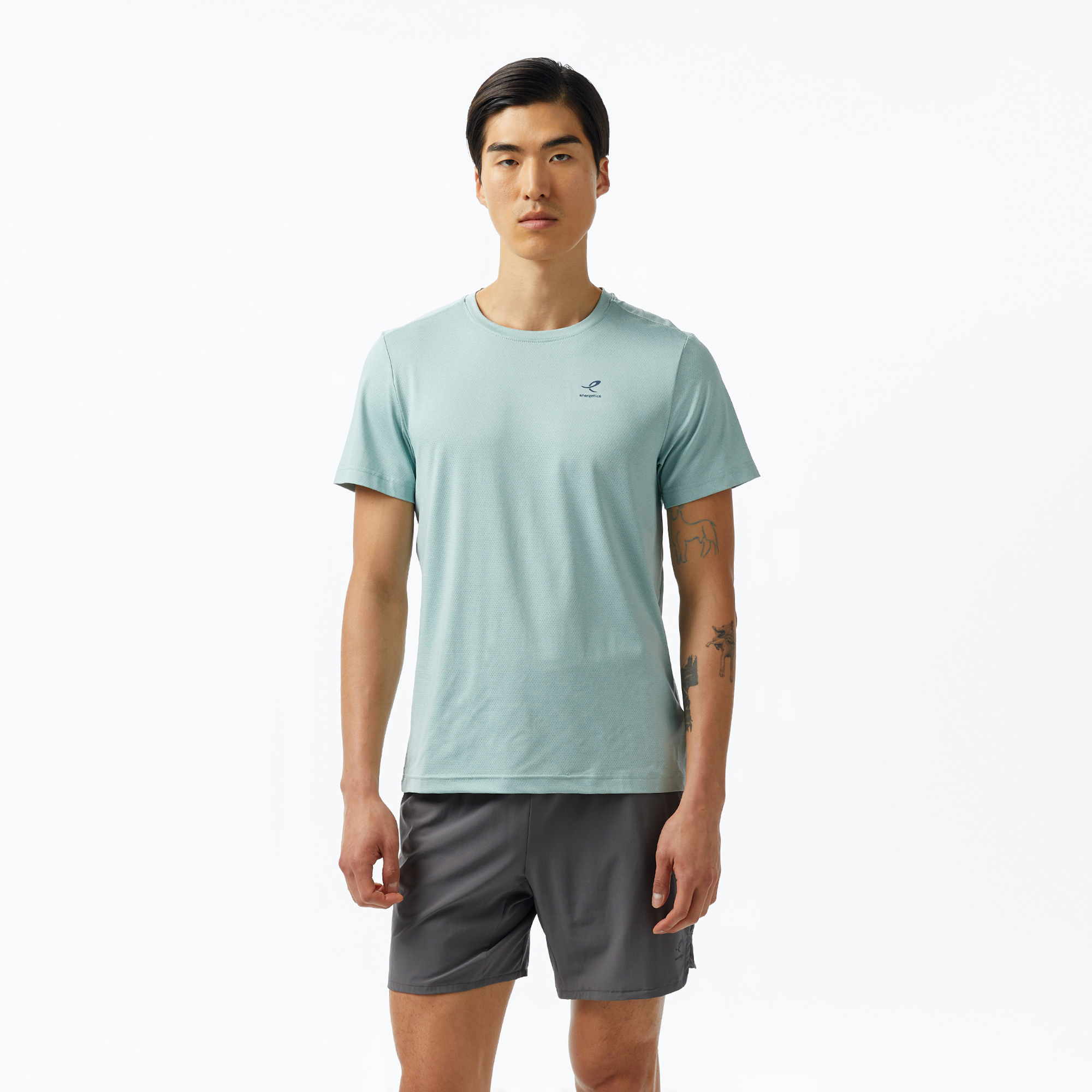  Energetics Tibo Ss Erkek Mavi Antrenman T-Shirt