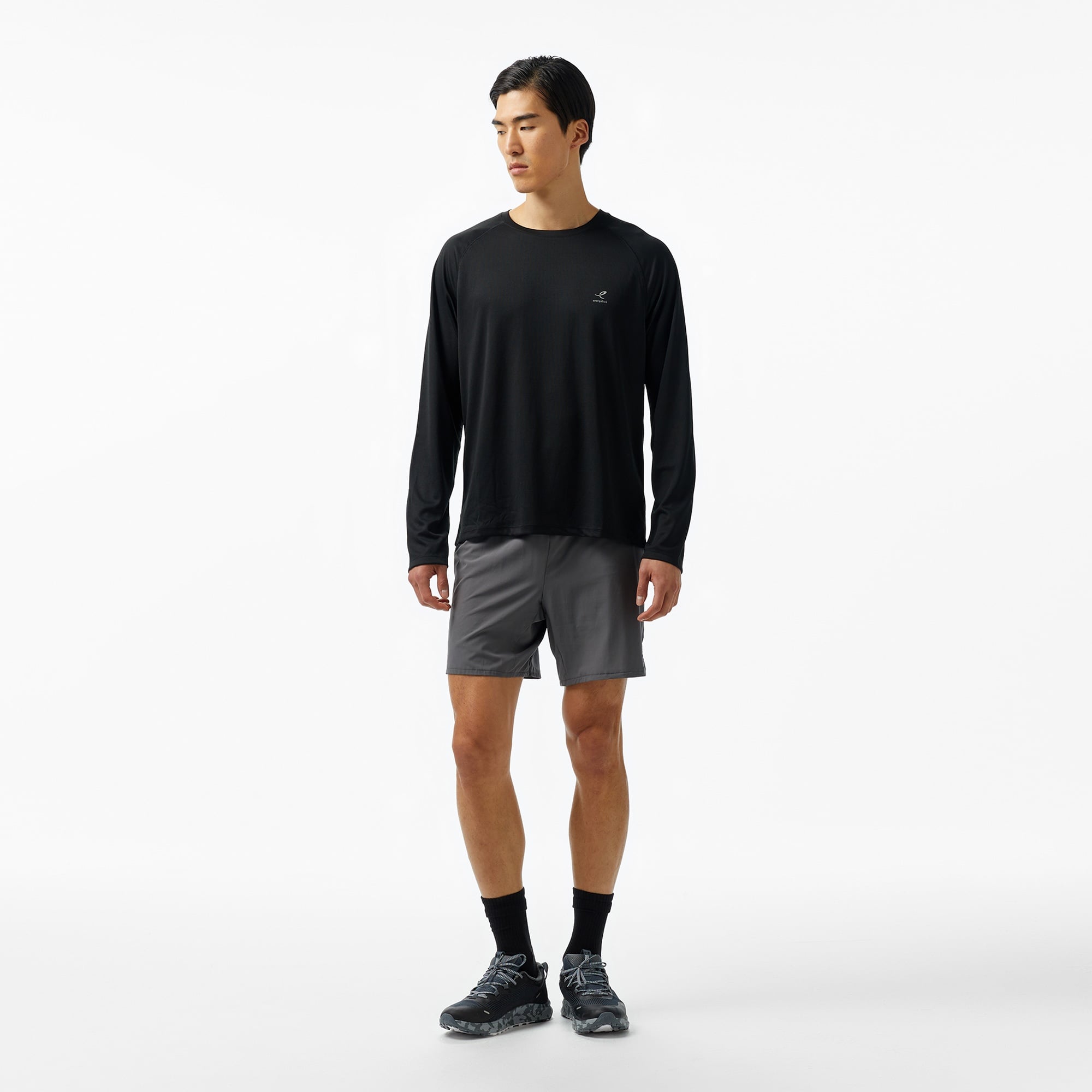 Energetics Casper V Erkek Gri Koşu Şortu