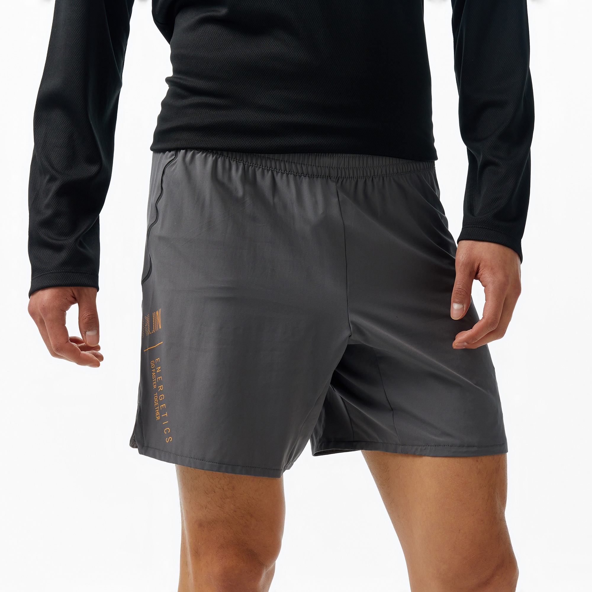 Energetics Casper V Erkek Gri Koşu Şortu