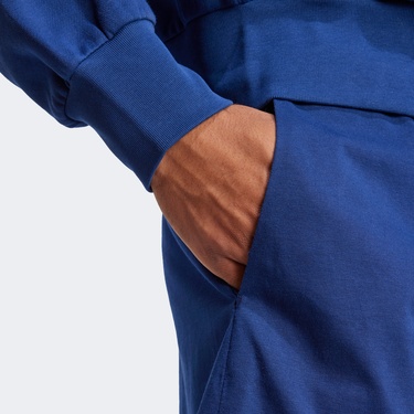  adidas Essentials Big Logo Single Erkek Mavi Şort