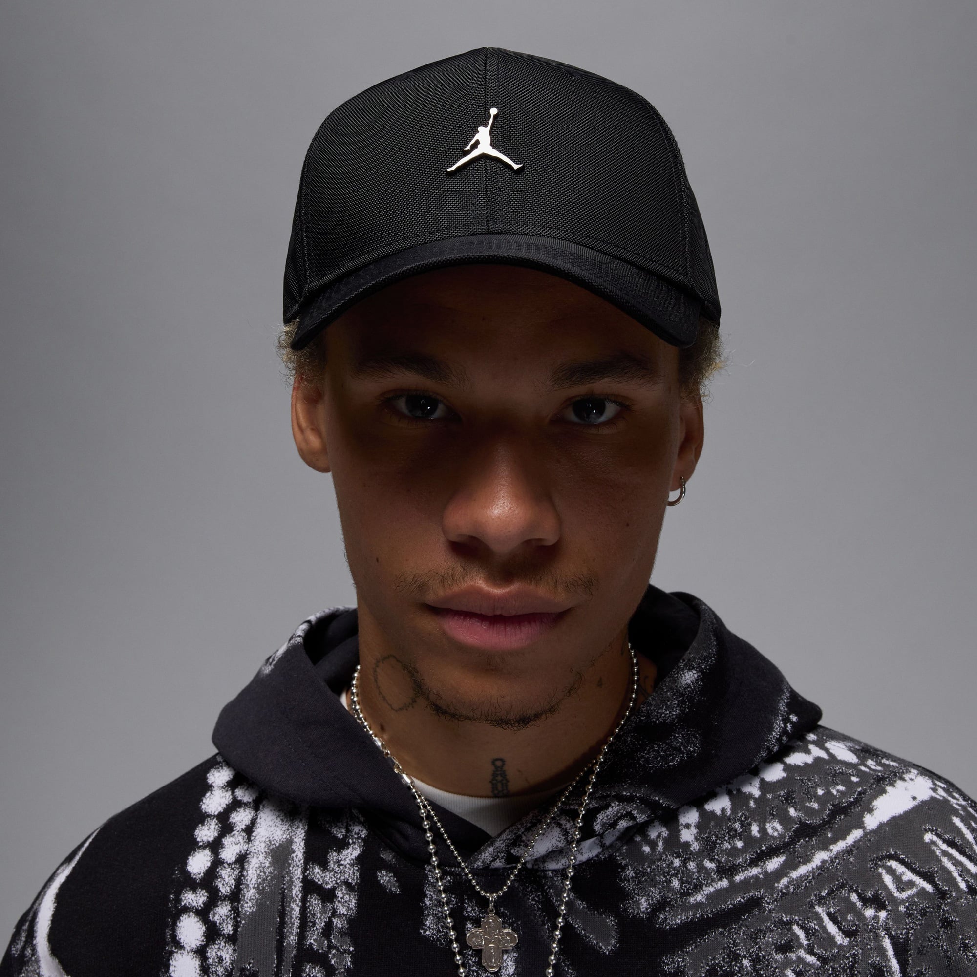 Jordan Rise Structured Metal Unisex Siyah Şapka