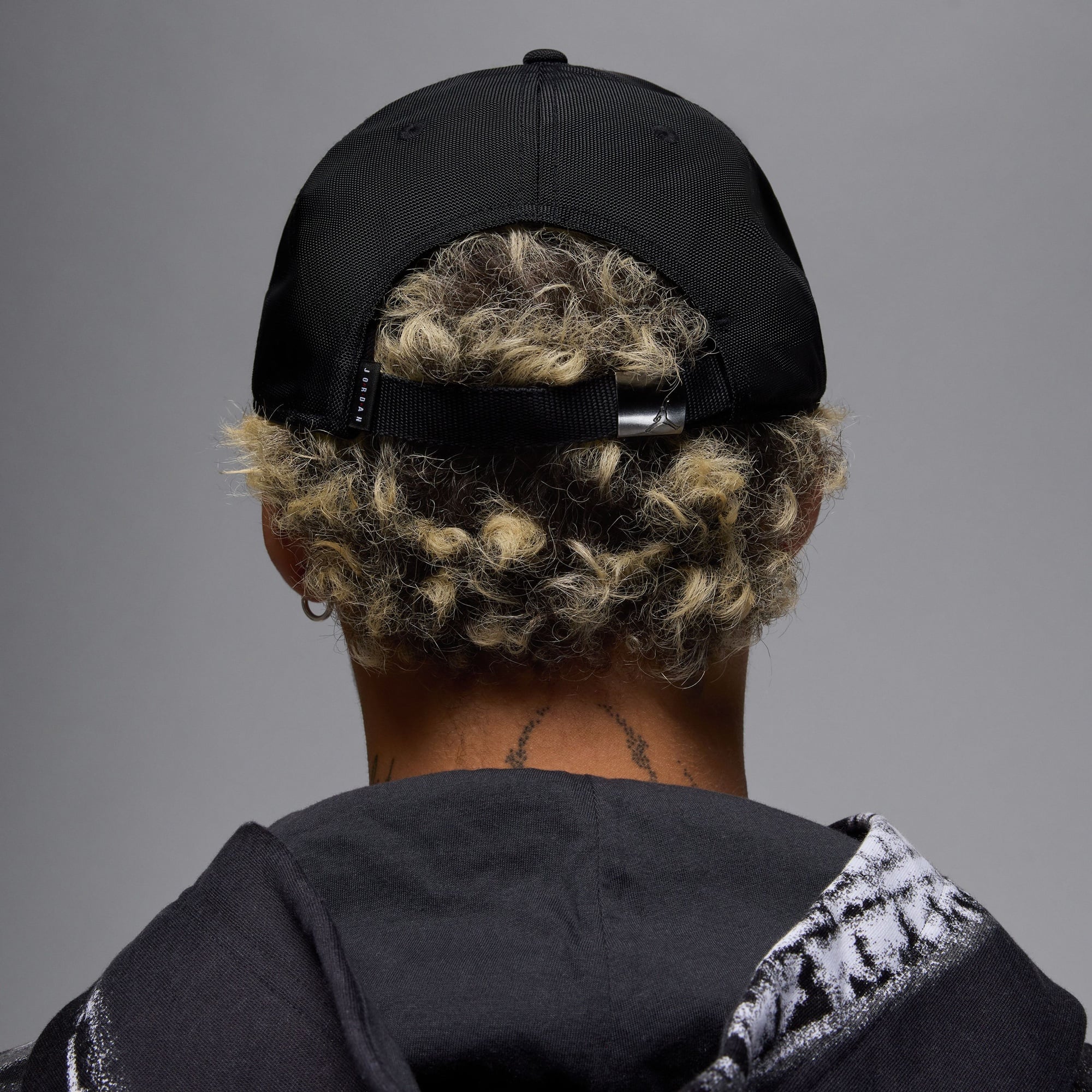 Jordan Rise Structured Metal Unisex Siyah Şapka