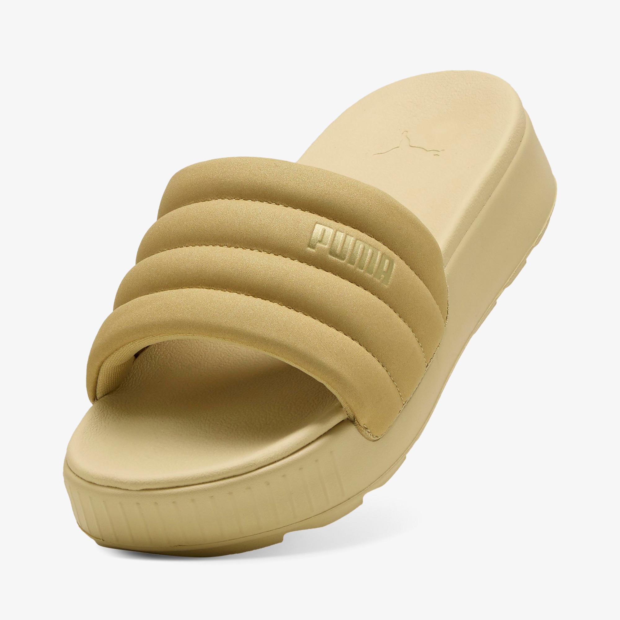 Puma Karmen Slide Puffy Aqua Kadın Bej Terlik