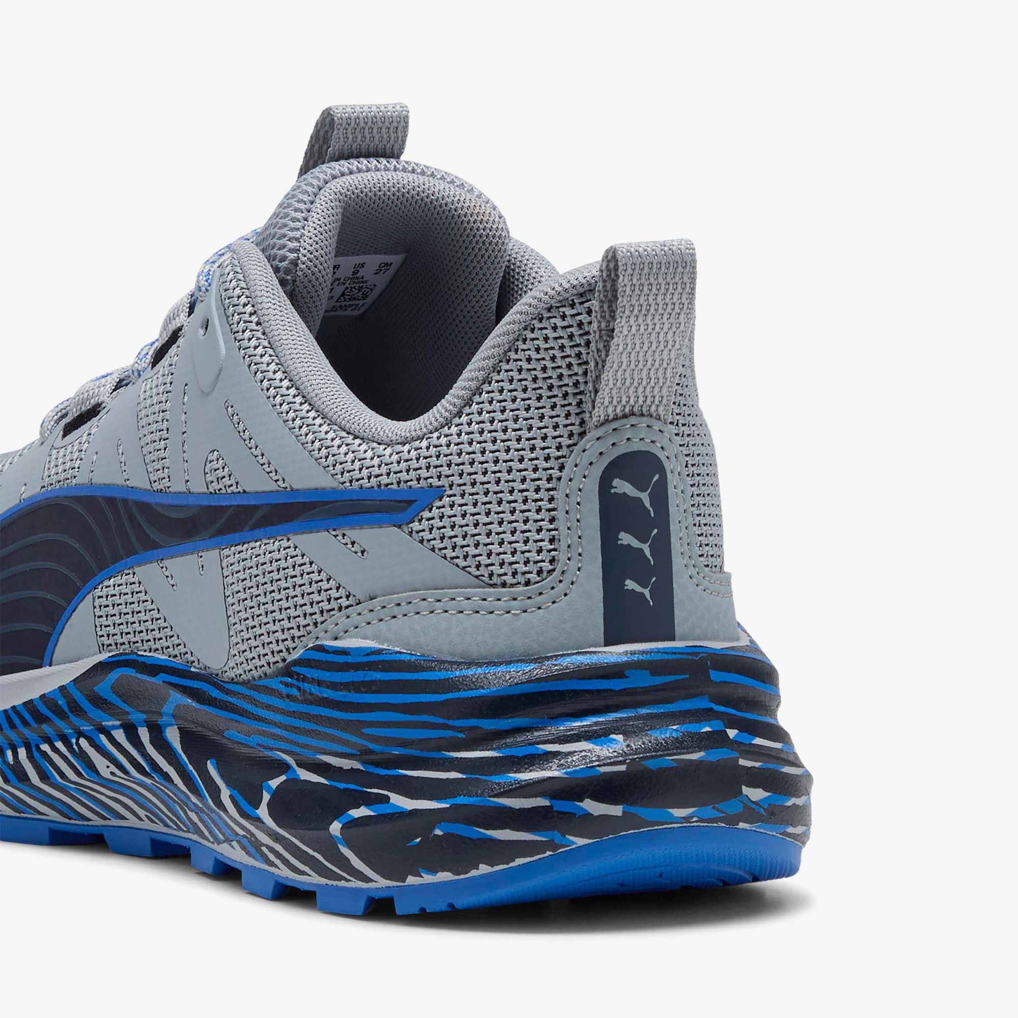 Puma Reflect Lite Trail Biowarp Erkek Gri Koşu Ayakkabısı