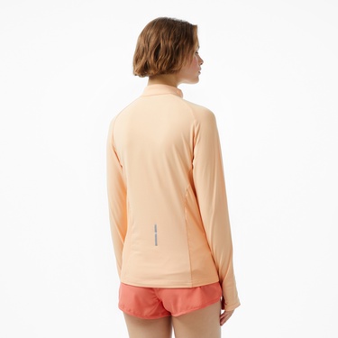  Energetics Cusca iv Kadın Turuncu Koşu Sweatshirt