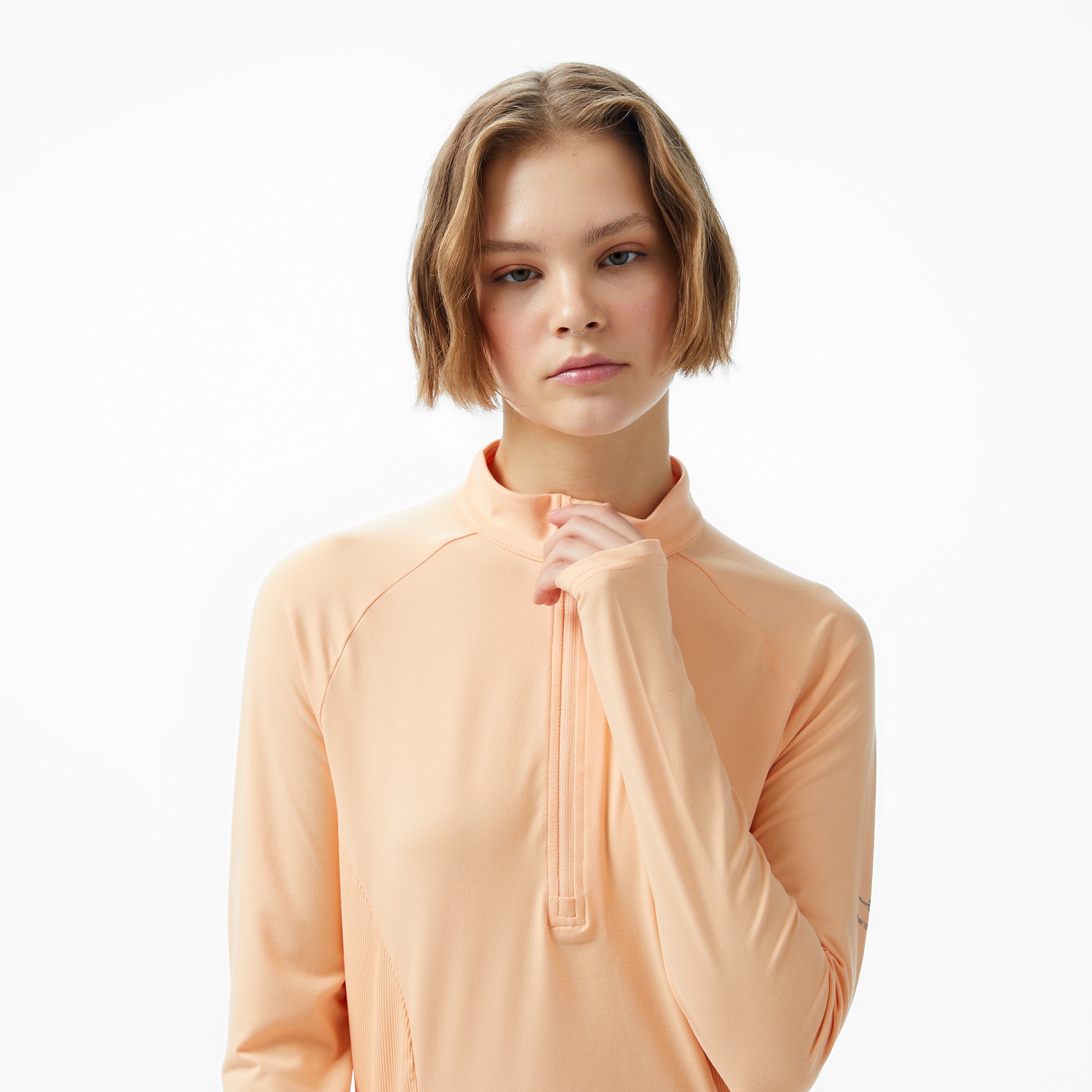 Energetics Cusca iv Kadın Turuncu Koşu Sweatshirt