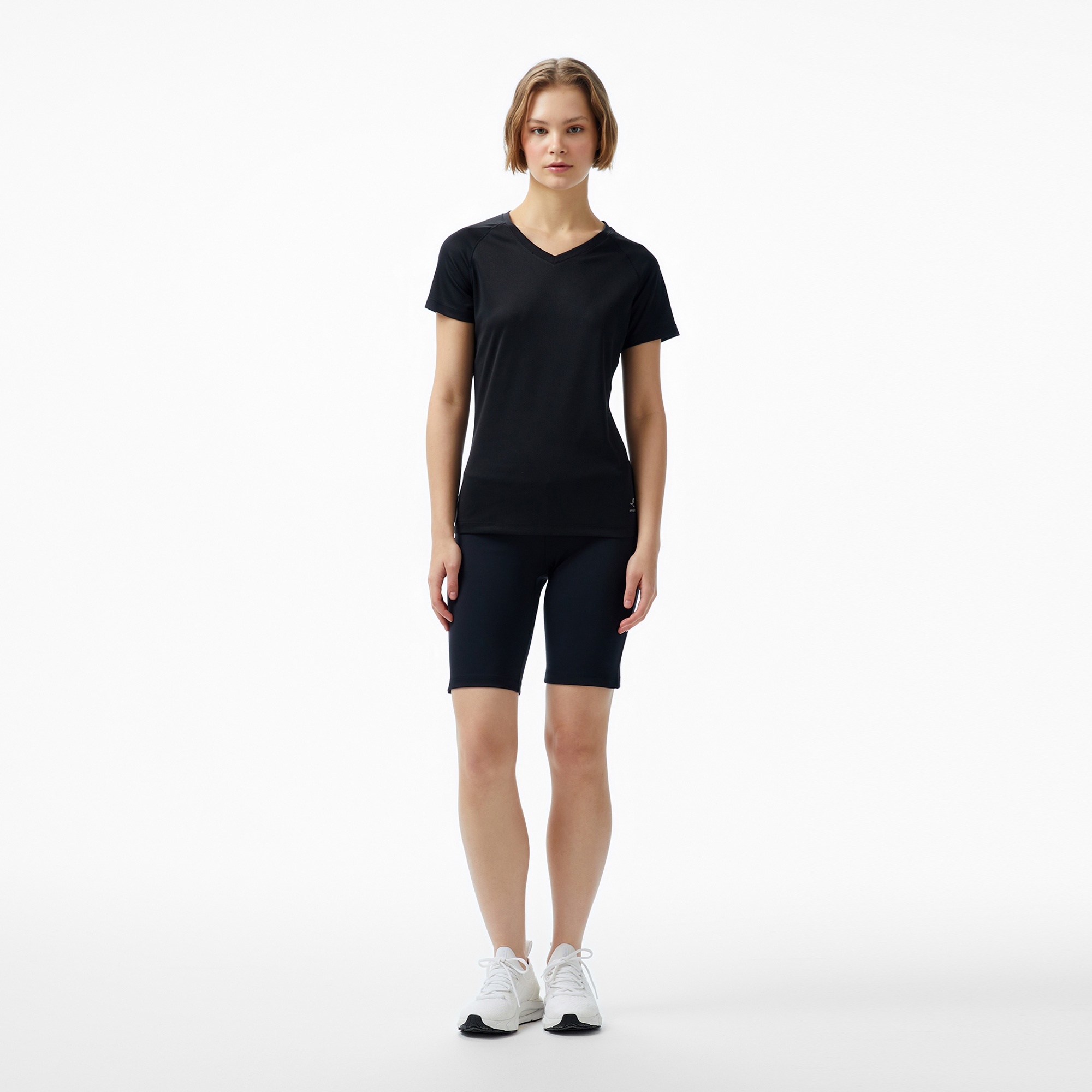 Energetics Natalja Ss Kadın Siyah Koşu T-Shirt