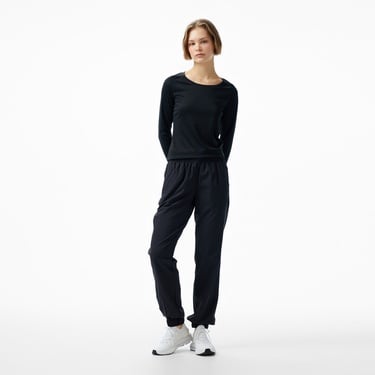  Energetics Natalja Ls Kadın Siyah Koşu T-Shirt