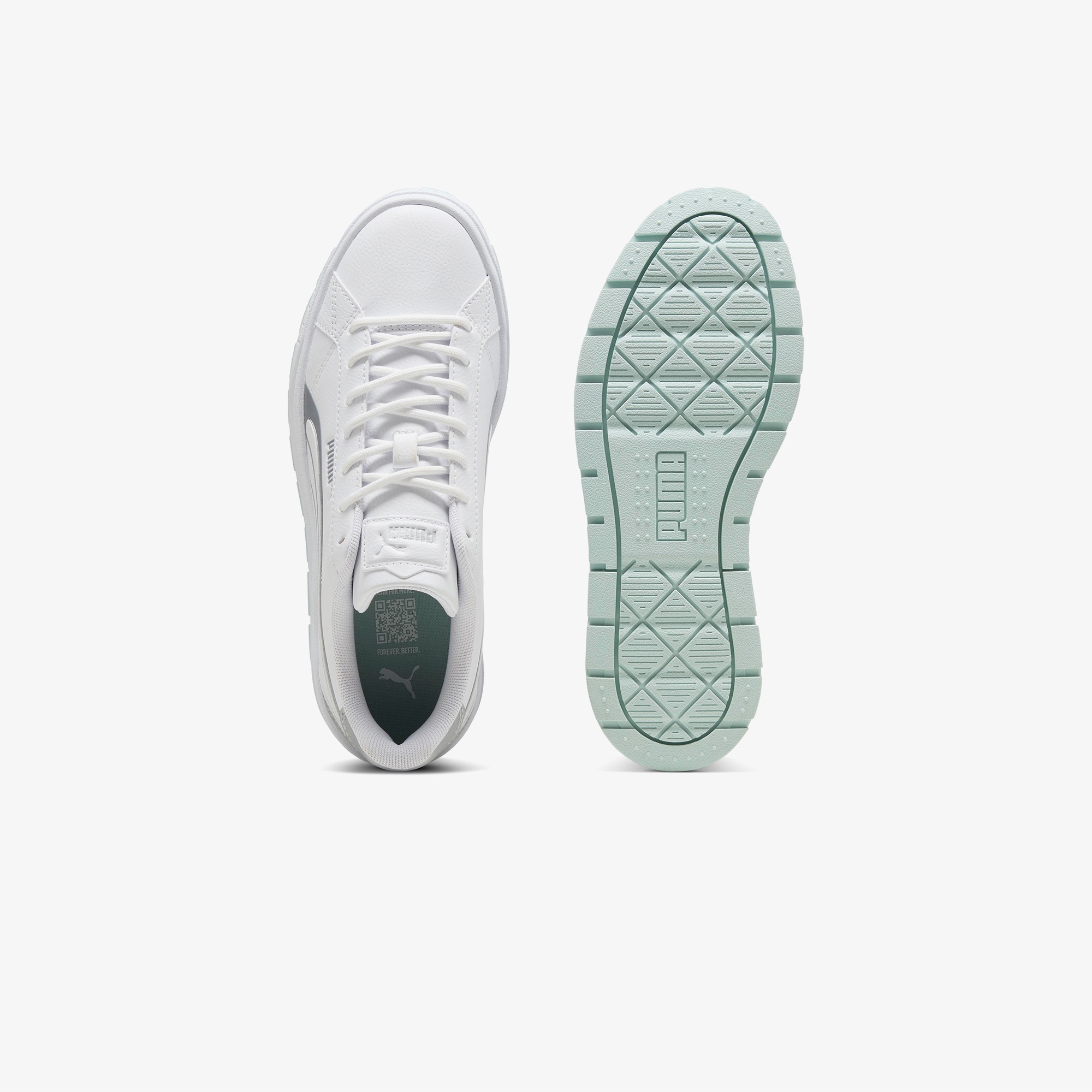 Puma Karmen Aqua Metallics Kadın Beyaz Spor Ayakkabı