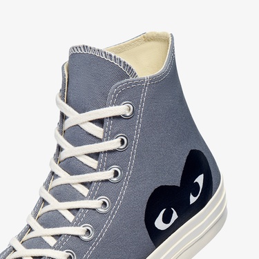  Converse X Comme Des Garçons Play Chuck 70 Unisex Gri Sneaker