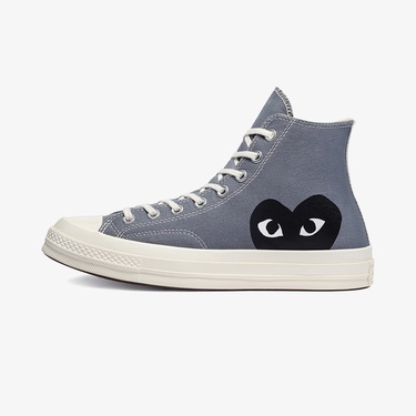  Converse X Comme Des Garçons Play Chuck 70 Unisex Gri Sneaker