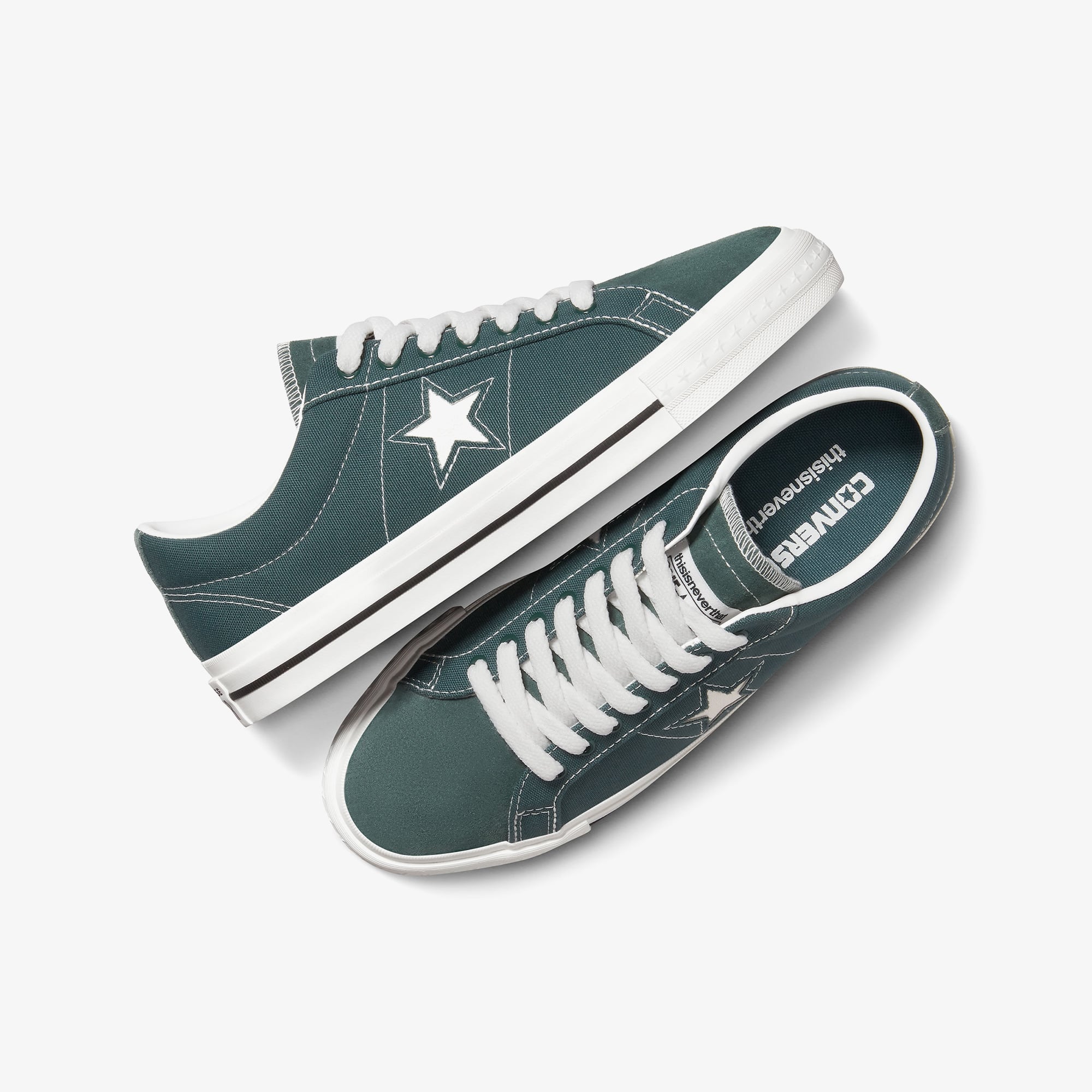 Converse x thisisneverthat One Star Pro Unisex Yeşil Sneaker - Görsel 9