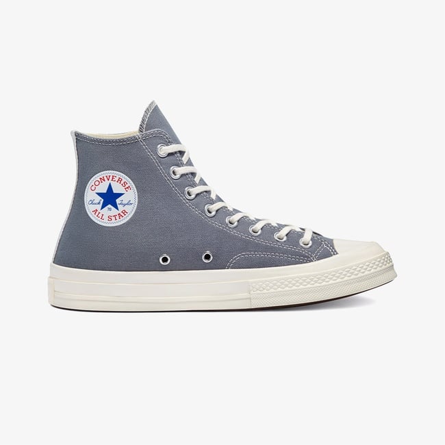  Converse X Comme Des Garçons Play Chuck 70 Unisex Gri Sneaker