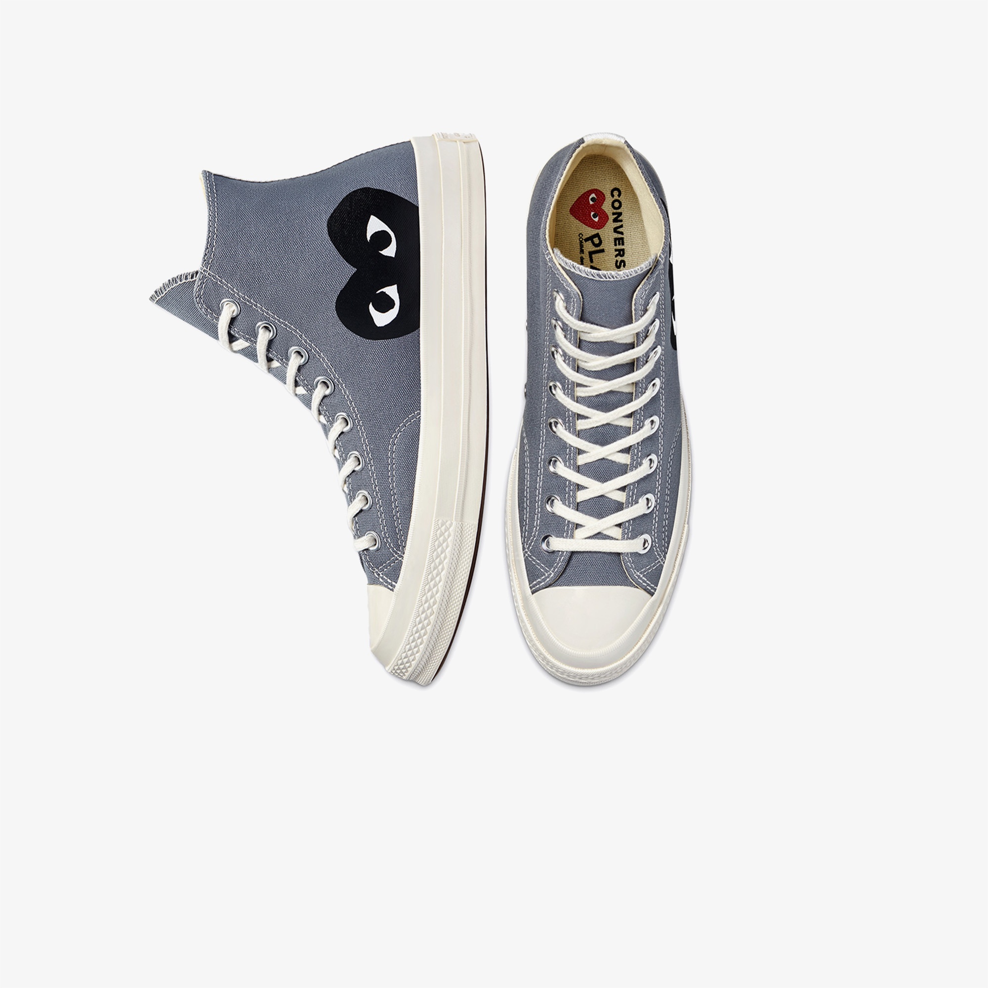 Converse X Comme Des Garçons Play Chuck 70 Unisex Gri Sneaker