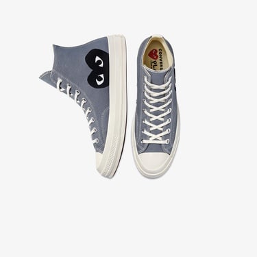  Converse X Comme Des Garçons Play Chuck 70 Unisex Gri Sneaker