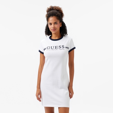  Guess Active Kadın Beyaz Elbise