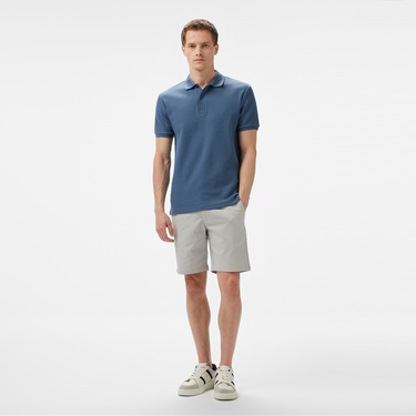  Nautica Erkek Mavi Slim Fit Polo