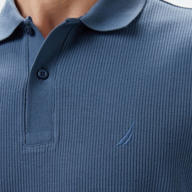  Nautica Erkek Mavi Slim Fit Polo