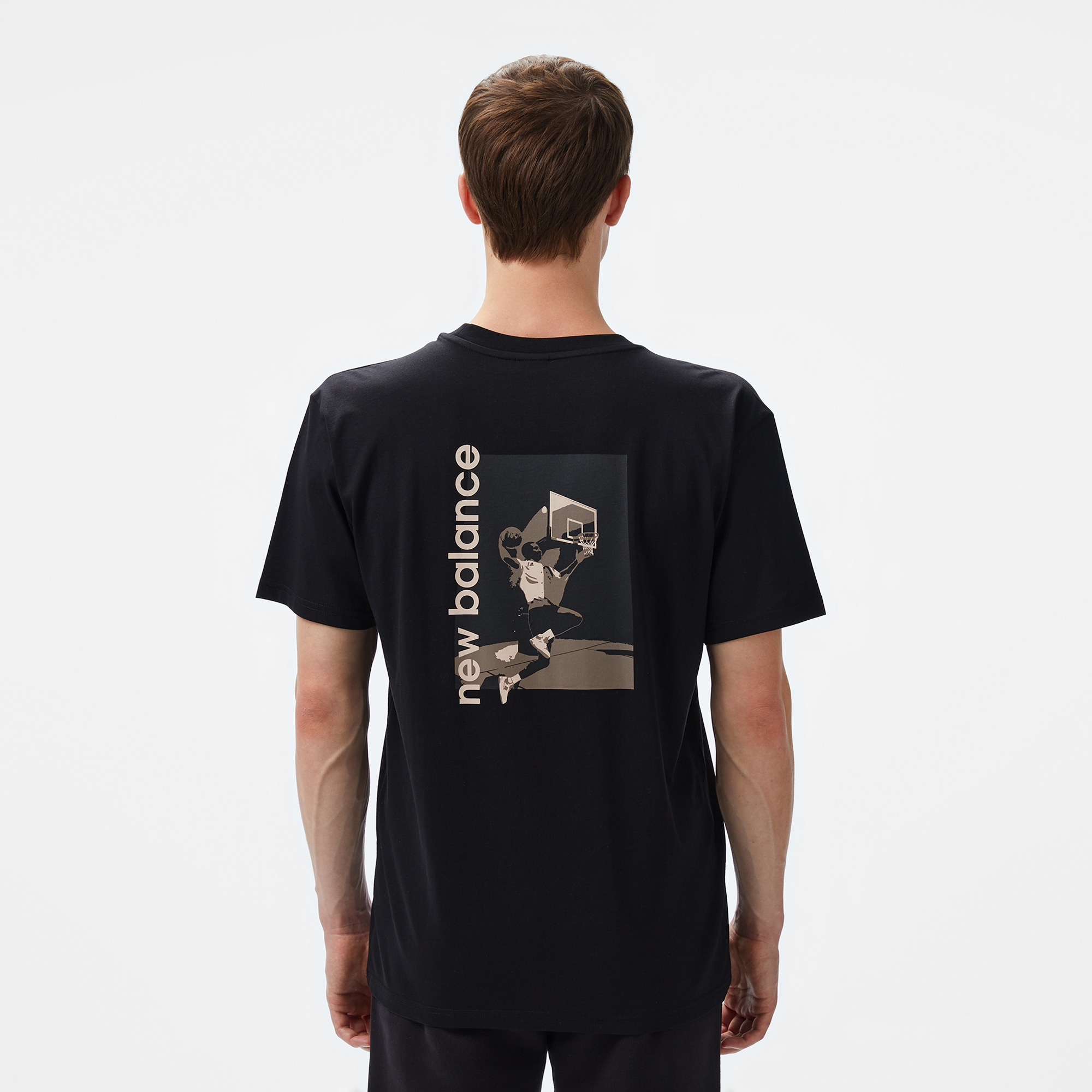 New Balance Lifestyle Erkek Siyah T-Shirt