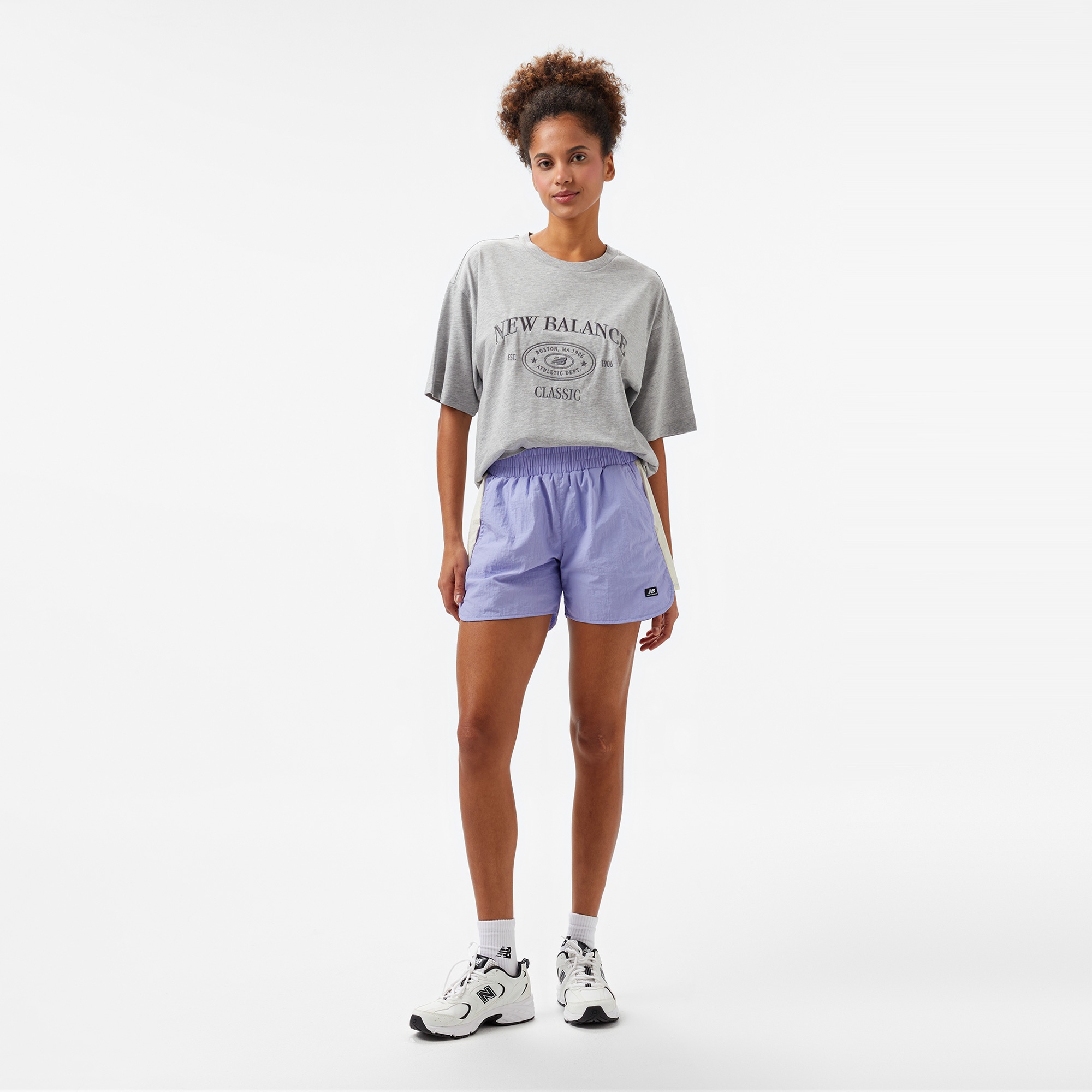 New Balance Lifestyle Erkek Gri T-Shirt