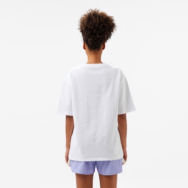  New Balance Lifestyle Erkek Beyaz T-Shirt