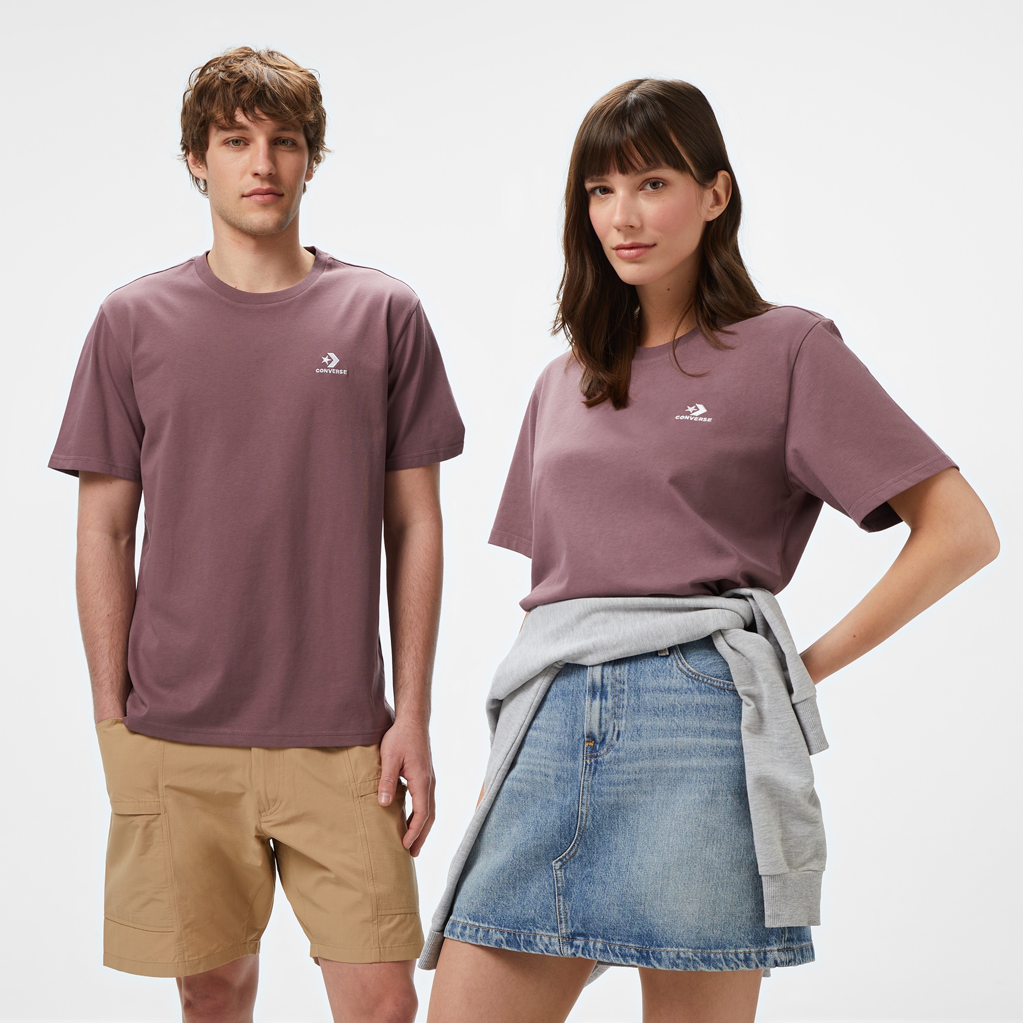 Converse Go-To Unisex Bordo T-Shirt