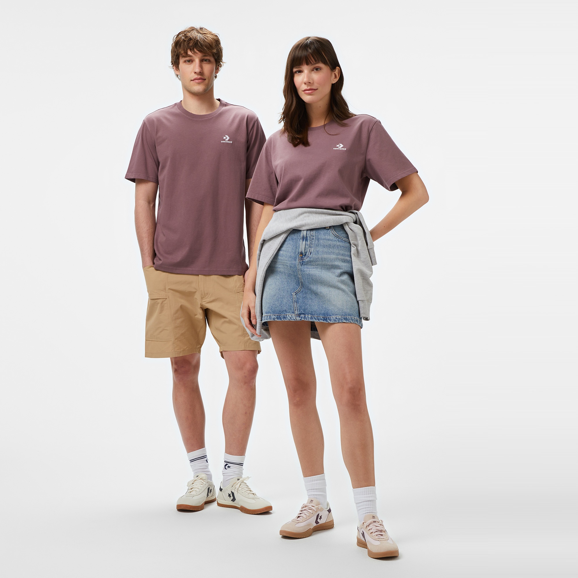 Converse Go-To Unisex Bordo T-Shirt