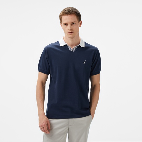  Nautica Erkek Lacivert Classic Fit Polo