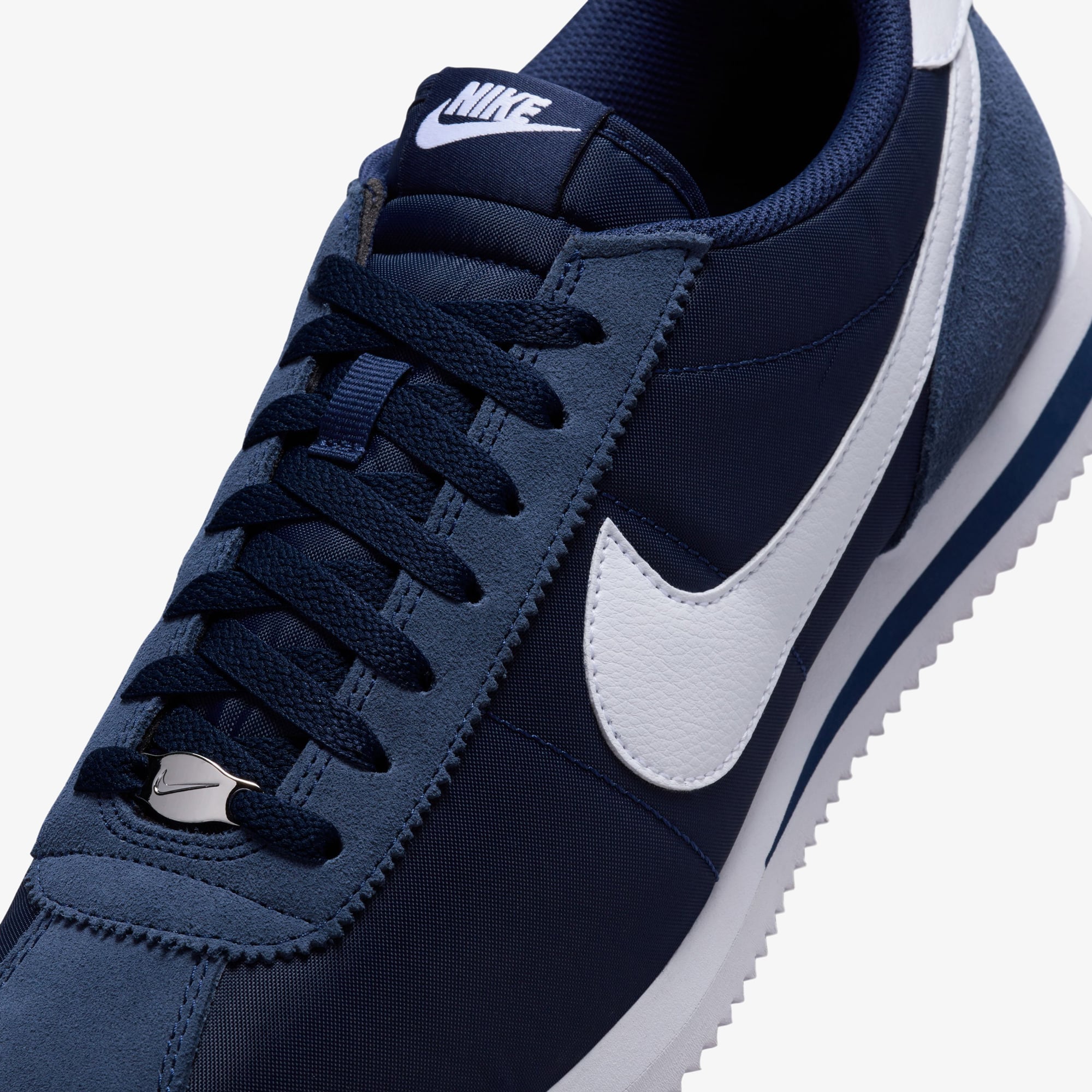 Nike Nike Cortez Textile Erkek Lacivert Spor Ayakkabı Sneaker | FashFed Lacivert - 9. görsel