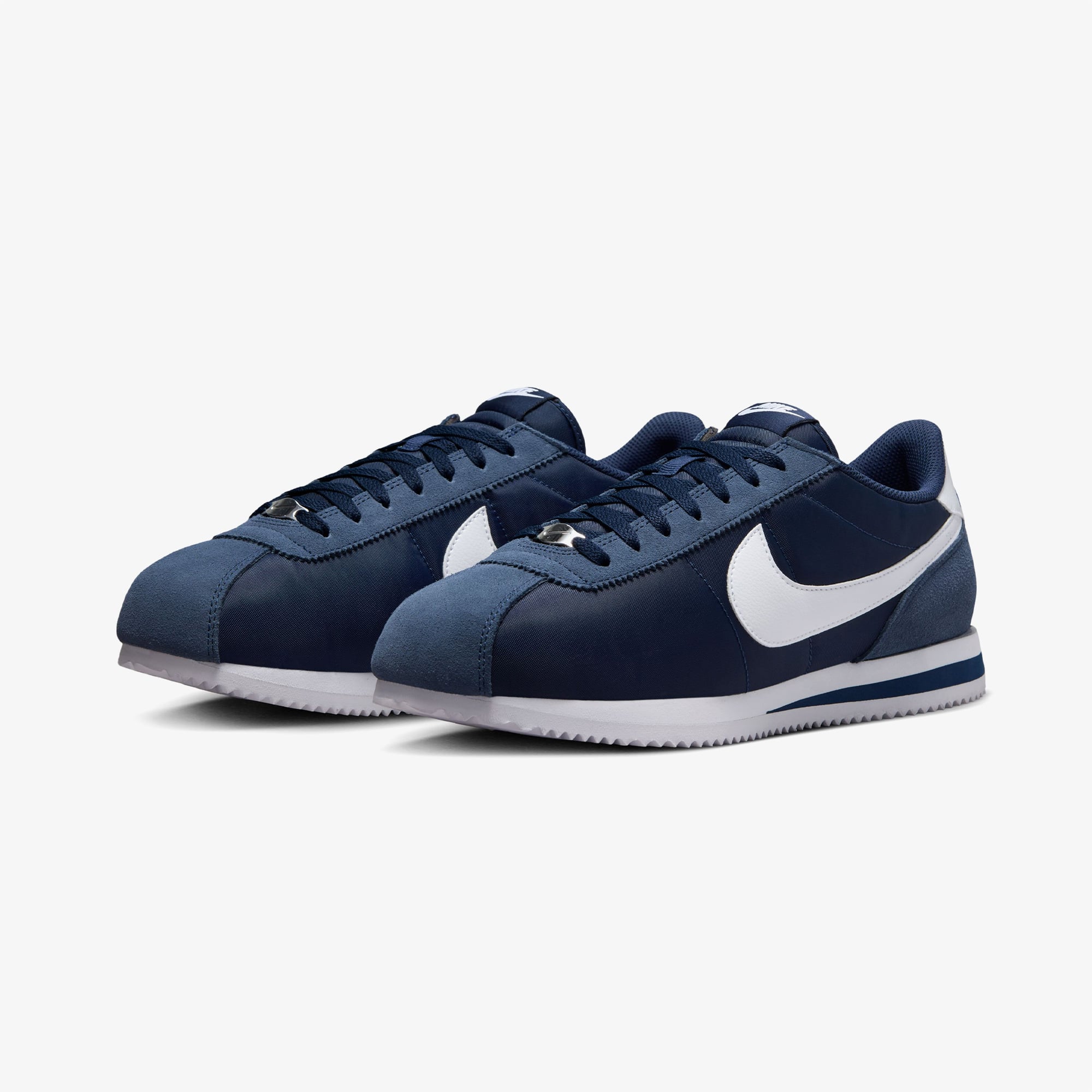 Nike Nike Cortez Textile Erkek Lacivert Spor Ayakkabı Sneaker | FashFed Lacivert - 4. görsel