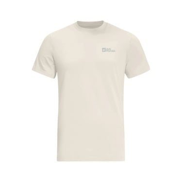  Jack Wolfskin Essential T Erkek Beyaz Tişört